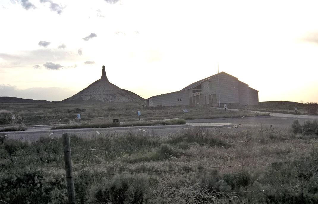Chimney Rock and Abbott Visitor Center (NE)